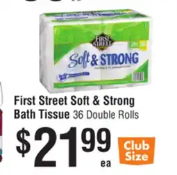 Smart & Final First Street Soft & Strong Bath Tissue offer