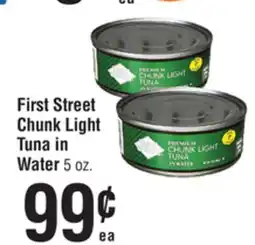 Smart & Final First Street Chunk Light Tuna in Water offer