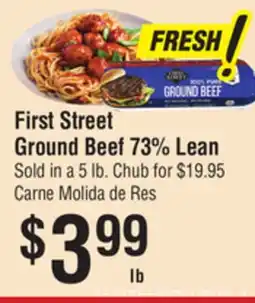 Smart & Final First Street Ground Beef offer