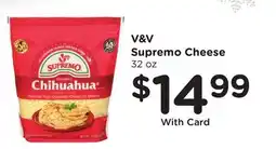 Ralphs V&V Supremo Cheese offer