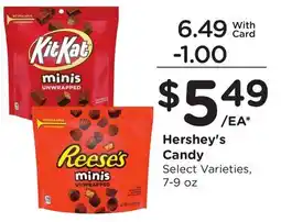 Ralphs Hershey's Candy offer