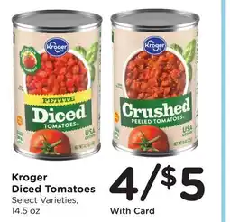 Ralphs Kroger Diced Tomatoes offer