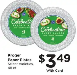 Ralphs Kroger Paper Plates offer