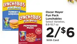 Ralphs Oscar Mayer Fun Pack Lunchables offer