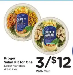 Ralphs Kroger Salad Kit for One offer