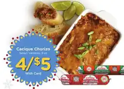 Ralphs Cacique Chorizo offer