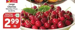 Albertsons Large Cherries offer