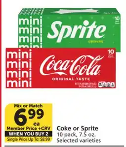 Albertsons Coke or Sprite offer