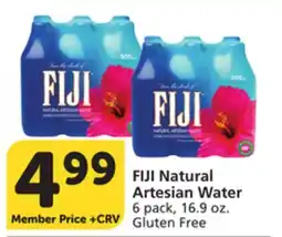 Albertsons FIJI Natural Artesian Water offer
