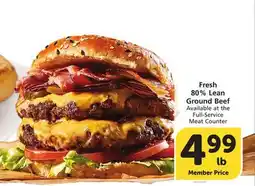Albertsons Fresh 80% Lean Ground Beef offer