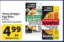 Albertsons Three Bridges Egg Bites offer