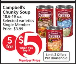 Albertsons Campbell's Chunky Soup offer