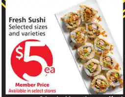 Albertsons Fresh Sushi offer
