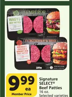 Albertsons Signature SELECT Beef Patties offer