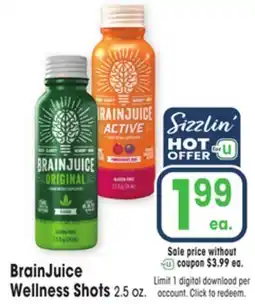 Jewel-Osco BrainJuice Wellness Shots offer