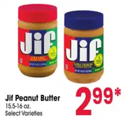 Jewel-Osco Jif Peanut Butter offer