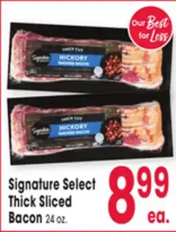 Jewel-Osco Signature Select Thick Sliced Bacon offer