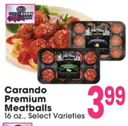 Jewel-Osco Carando Premium Meatballs offer