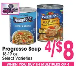 Jewel-Osco Progresso Soup offer