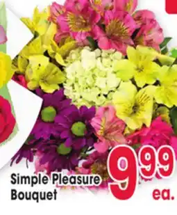 Jewel-Osco Simple Pleasure Bouquet offer
