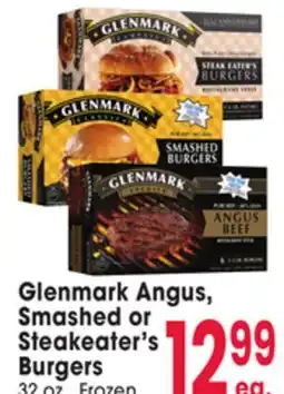 Jewel-Osco Glenmark Angus, Smashed or Steakeater's Burgers offer