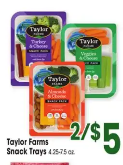 Jewel-Osco Taylor Farms Snack Trays offer