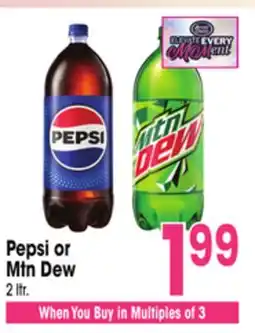 Jewel-Osco Pepsi or Mtn Dew offer