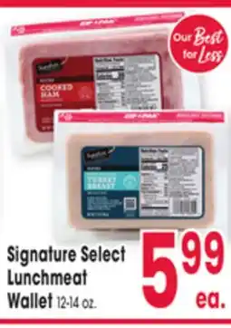 Jewel-Osco Signature Select Lunchmeat Wallet offer