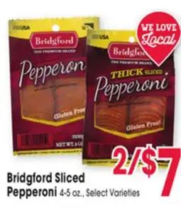 Jewel-Osco Bridgford Sliced Pepperoni offer