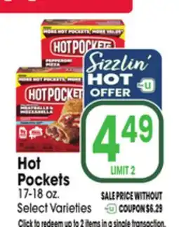 Jewel-Osco Hot Pockets offer