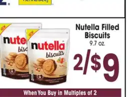 Jewel-Osco Nutella Filled Biscuits offer