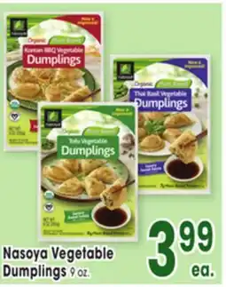 Jewel-Osco Nasoya Vegetable Dumplings offer