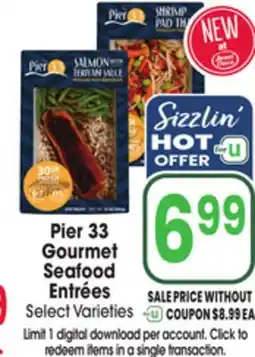 Jewel-Osco Pier 33 Gourmet Seafood Entrées offer