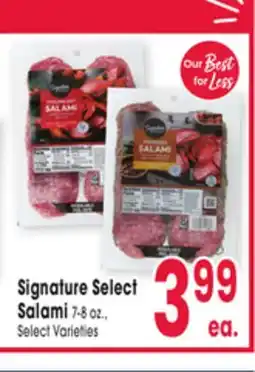 Jewel-Osco Signature Select Salami offer