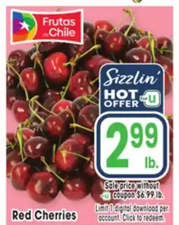 Jewel-Osco Red Cherries offer