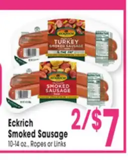 Jewel-Osco Eckrich Smoked Sausage offer