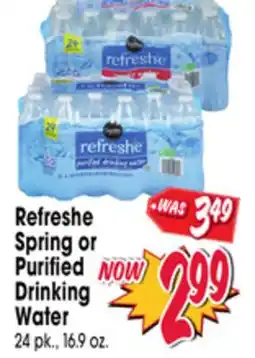 Jewel-Osco Refreshe Spring or Purified Drinking Water offer