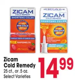 Jewel-Osco Zicam Cold Remedy offer