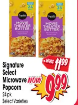 Jewel-Osco Signature Select Microwave Popcorn offer