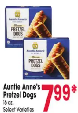 Jewel-Osco Auntie Anne's Pretzel Dogs offer