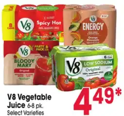 Jewel-Osco V8 Vegetable Juice offer