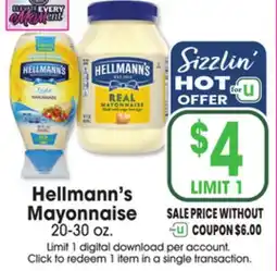 Jewel-Osco Hellmann's Mayonnaise offer