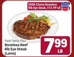 Tony’s Fresh Market Boneless Beef Rib Eye Steak Eye offer