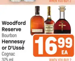 Tony’s Fresh Market Woodford Reserve or Hennessy or D'Ussé offer