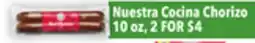 Tony’s Fresh Market Nuestra Cocina Chorizo offer