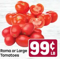 Tony’s Fresh Market Roma or Large Tomatoes offer