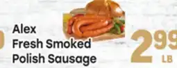 Tony’s Fresh Market Alex Fresh Smoked Polish Sausage offer