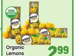 Tony’s Fresh Market Organic Lemons offer