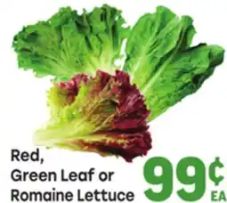 Tony’s Fresh Market Red, Green Leaf or Romaine Lettuce offer