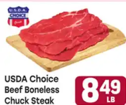 Tony’s Fresh Market USDA Choice Beef Boneless Chuck Steak offer